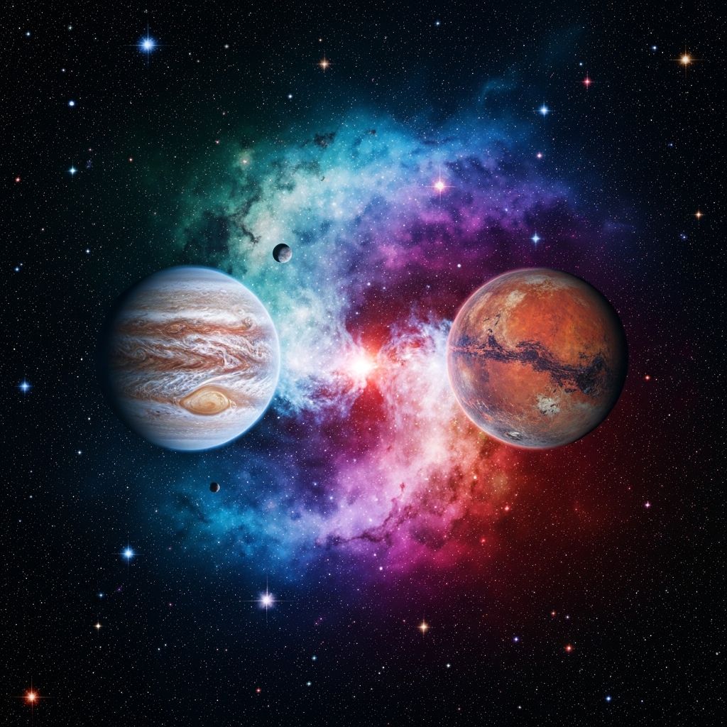 Between Jupiter and Mars